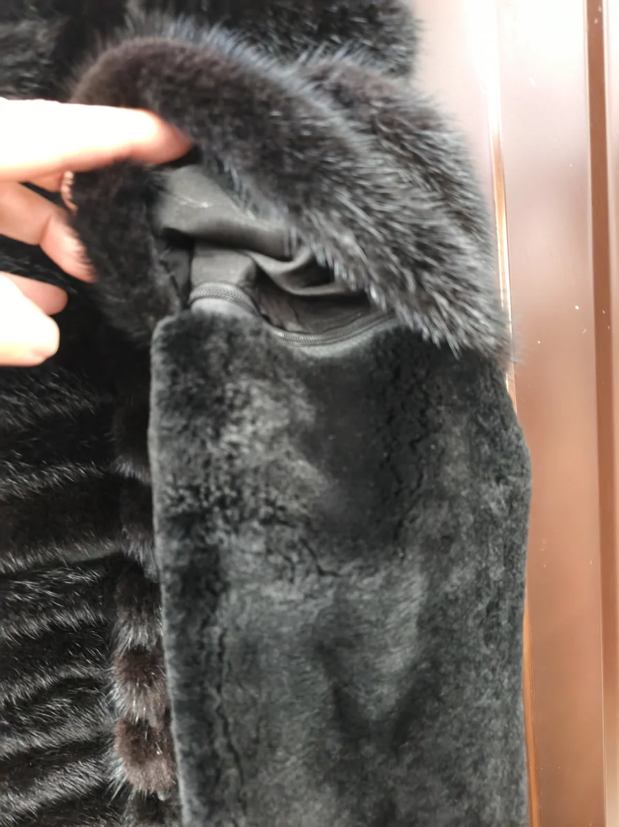 Пальто из норки