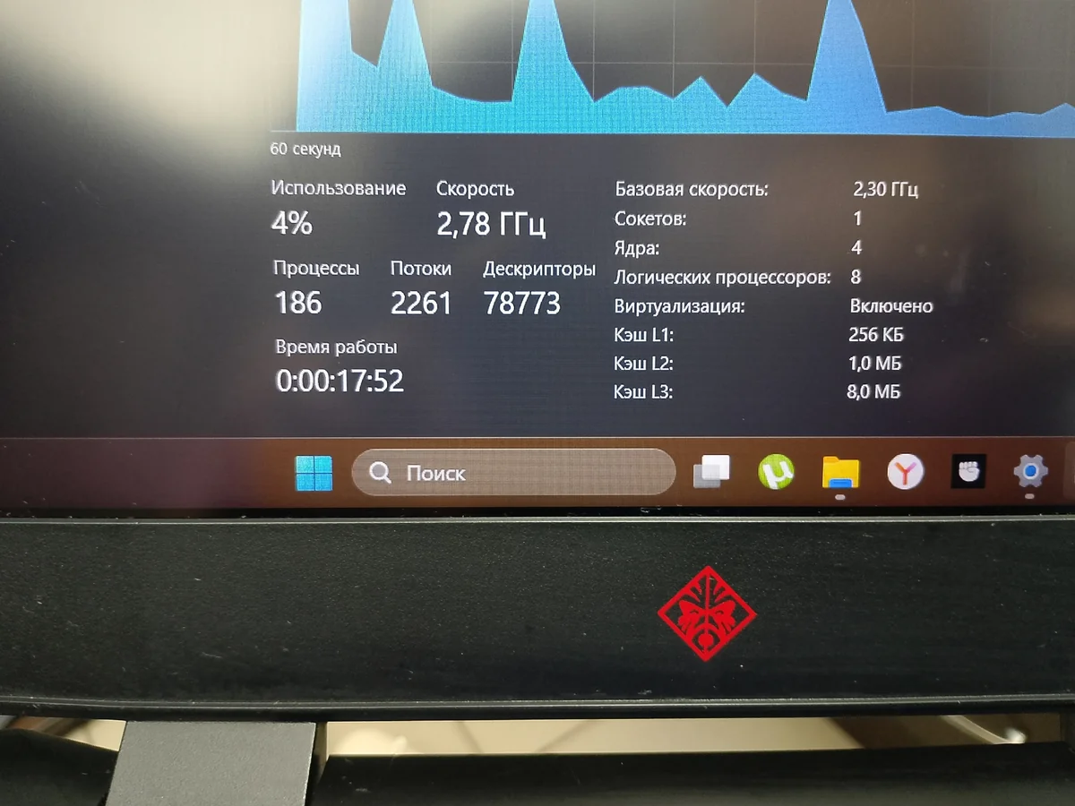 Ноутбук Hp omen i5 8300 h rtx 2060